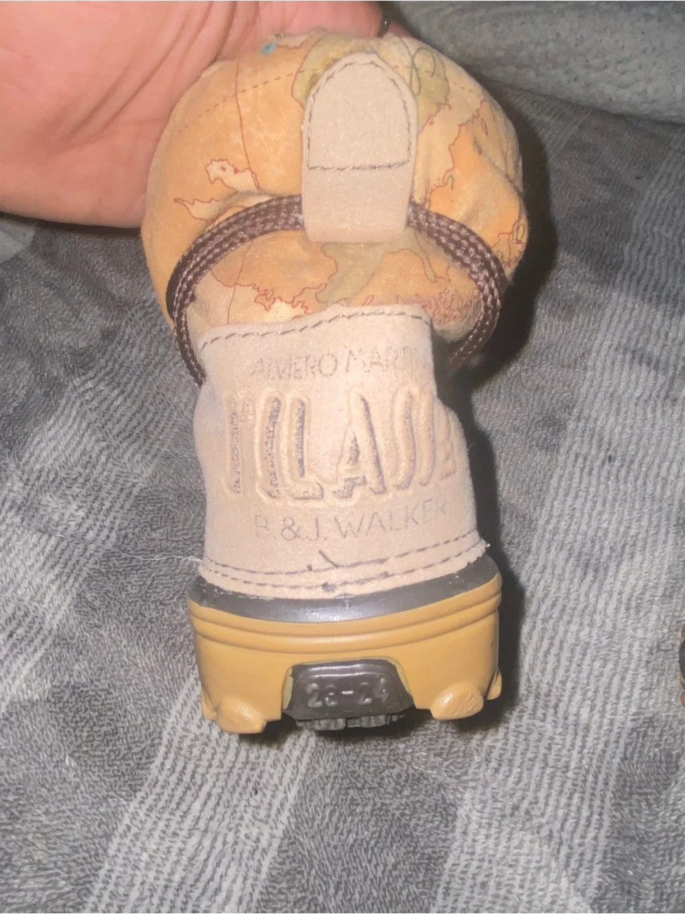 Toddler Vintage Alviero Martini 1 Classe snow boots size 23-24